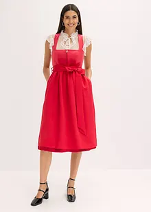 Dirndl mit Samt in Midilänge (2-tlg.Set), bonprix Dirndl mit Samt in Midilänge (2-tlg.Set), bonprix