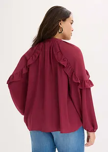 Blouse à volants, bonprix Blouse à volants, bonprix