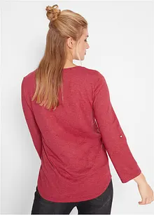 Baumwoll-Henleyshirt mit Knopfleiste, bonprix Baumwoll-Henleyshirt mit Knopfleiste, bonprix