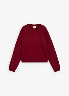 Kurzes Oversize-Sweatshirt aus reiner Bio-Baumwolle, bonprix Kurzes Oversize-Sweatshirt aus reiner Bio-Baumwolle, bonprix