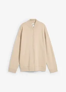 Oversize-Strickjacke mit Merinowolle, bonprix Oversize-Strickjacke mit Merinowolle, bonprix