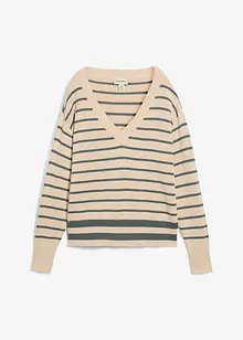 Pull en coton mélangé, bonprix Pull en coton mélangé, bonprix