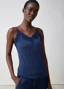 Top mit Wolle und Spitze, bonprix Top mit Wolle und Spitze, bonprix