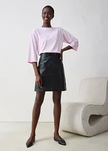 T-shirt coupe trapèze avec soie, bonprix T-shirt coupe trapèze avec soie, bonprix