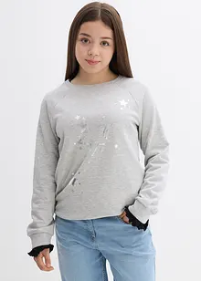 Sweatshirt aus reiner Baumwolle, bonprix Sweatshirt aus reiner Baumwolle, bonprix