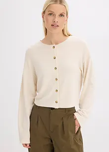 Gerippte Feinstrickjacke, bonprix Gerippte Feinstrickjacke, bonprix