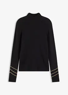 Feinstrickpullover mit Goldketten, bonprix Feinstrickpullover mit Goldketten, bonprix