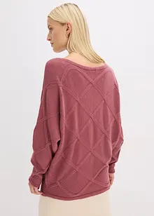Pullover mit horizonatalem Zopfmuster, bonprix Pullover mit horizonatalem Zopfmuster, bonprix