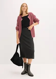 Strickjacke mit Zopfmuster, bonprix Strickjacke mit Zopfmuster, bonprix