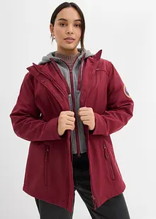 Veste longue en softshell déperlant, style 2 en 1, bonprix Veste longue en softshell déperlant, style 2 en 1, bonprix
