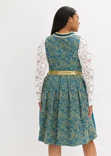 Dirndl mit Pailletten Schürze (2-tlg.Set), bonprix Dirndl mit Pailletten Schürze (2-tlg.Set), bonprix
