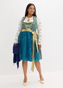 Dirndl mit Pailletten Schürze (2-tlg.Set), bonprix Dirndl mit Pailletten Schürze (2-tlg.Set), bonprix