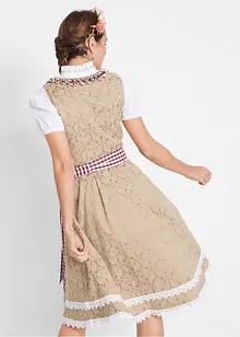 Dirndl avec tablier, longueur genou (ens. 2 pces), bonprix Dirndl avec tablier, longueur genou (ens. 2 pces), bonprix