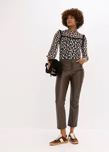 T-shirt en mesh doux et dentelle, bonprix T-shirt en mesh doux et dentelle, bonprix