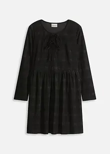 Robe courte en velours côtelé à carreaux, bonprix Robe courte en velours côtelé à carreaux, bonprix