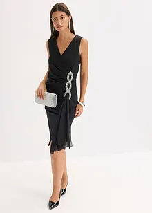 Robe en jersey avec une application en strass, bonprix Robe en jersey avec une application en strass, bonprix