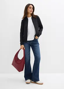 Sweat zippé en néoprène, bonprix Sweat zippé en néoprène, bonprix