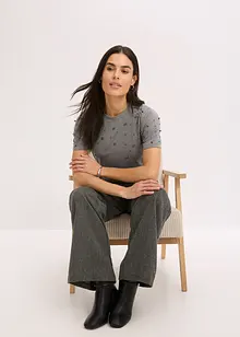 Shirt mit Perlen-Applikation, bonprix Shirt mit Perlen-Applikation, bonprix