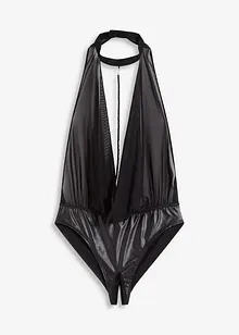 Body ouvert, effet wet look, bonprix Body ouvert, effet wet look, bonprix