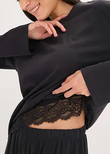 Pyjama orné de dentelle, bonprix Pyjama orné de dentelle, bonprix