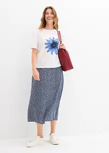 Jupe midi en viscose fluide, bonprix Jupe midi en viscose fluide, bonprix