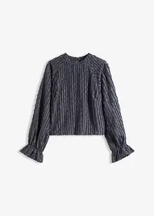 Bluse aus strukturiertem Material, bonprix Bluse aus strukturiertem Material, bonprix