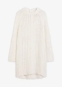 Mini-Strickkleid mit Satin-Schleife, bonprix Mini-Strickkleid mit Satin-Schleife, bonprix