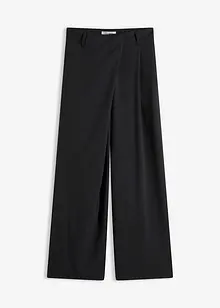 Pantalon de tailleur large en viscose mélangée, bonprix Pantalon de tailleur large en viscose mélangée, bonprix