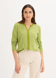T-shirt manches longues en viscose mélangée, bonprix T-shirt manches longues en viscose mélangée, bonprix