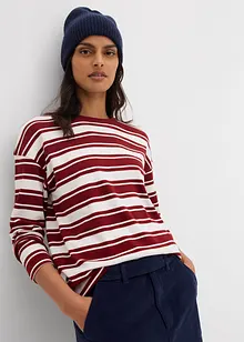 Oversize Langarmshirt aus reiner Baumwolle, bonprix Oversize Langarmshirt aus reiner Baumwolle, bonprix