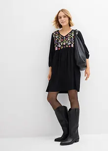 Tunika-Kleid aus fließender Viskose, bonprix Tunika-Kleid aus fließender Viskose, bonprix