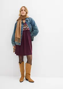 Tunika-Kleid aus fließender Viskose, bonprix Tunika-Kleid aus fließender Viskose, bonprix