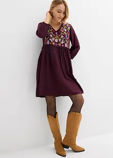 Tunika-Kleid aus fließender Viskose, bonprix Tunika-Kleid aus fließender Viskose, bonprix