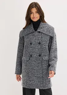 Manteau court aspect laine chinée, bonprix Manteau court aspect laine chinée, bonprix