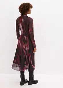 Robe midi en mesh doux, bonprix Robe midi en mesh doux, bonprix