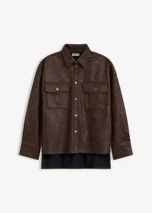Chemise enduite effet usé, bonprix Chemise enduite effet usé, bonprix