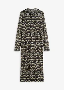 Midikleid aus softem Mesh, bonprix Midikleid aus softem Mesh, bonprix