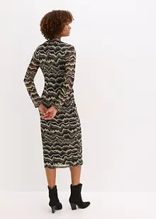 Robe midi en mesh doux, bonprix Robe midi en mesh doux, bonprix