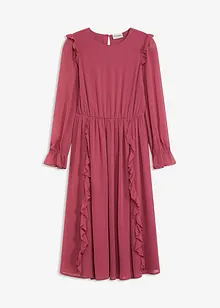Robe en voile à volants, bonprix Robe en voile à volants, bonprix