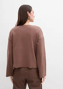 Langarmshirt aus Rippware, bonprix Langarmshirt aus Rippware, bonprix