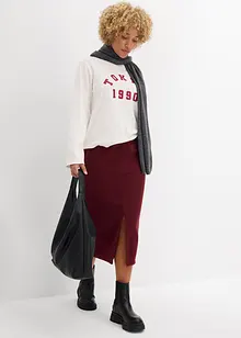 Jupe midi en polaire, bonprix Jupe midi en polaire, bonprix