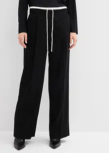 Pantalon large en viscose mélangée, bonprix Pantalon large en viscose mélangée, bonprix