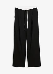 Pantalon large en viscose mélangée, bonprix Pantalon large en viscose mélangée, bonprix