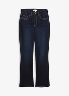 Straight-Jeans High Waist mit Taschendetails, bonprix Straight-Jeans High Waist mit Taschendetails, bonprix