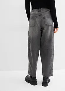 Jean barrel taille mi-haute, bonprix Jean barrel taille mi-haute, bonprix