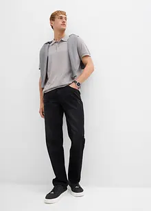 Jean droit et Regular à taille élastiquée, 100% coton, bonprix Jean droit et Regular à taille élastiquée, 100% coton, bonprix