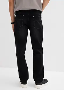 Jean droit et Regular à taille élastiquée, 100% coton, bonprix Jean droit et Regular à taille élastiquée, 100% coton, bonprix