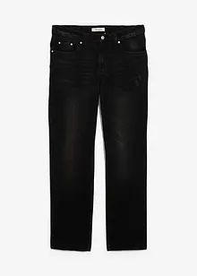 Jean droit et Regular à taille élastiquée, 100% coton, bonprix Jean droit et Regular à taille élastiquée, 100% coton, bonprix