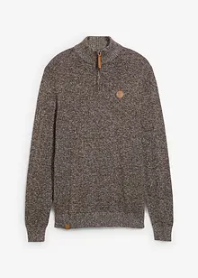 Troyer-Pullover mit reiner Baumwolle, bonprix Troyer-Pullover mit reiner Baumwolle, bonprix