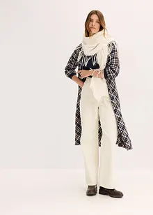 Pantalon large en velours côtelé avec ceinture à nouer, bonprix Pantalon large en velours côtelé avec ceinture à nouer, bonprix